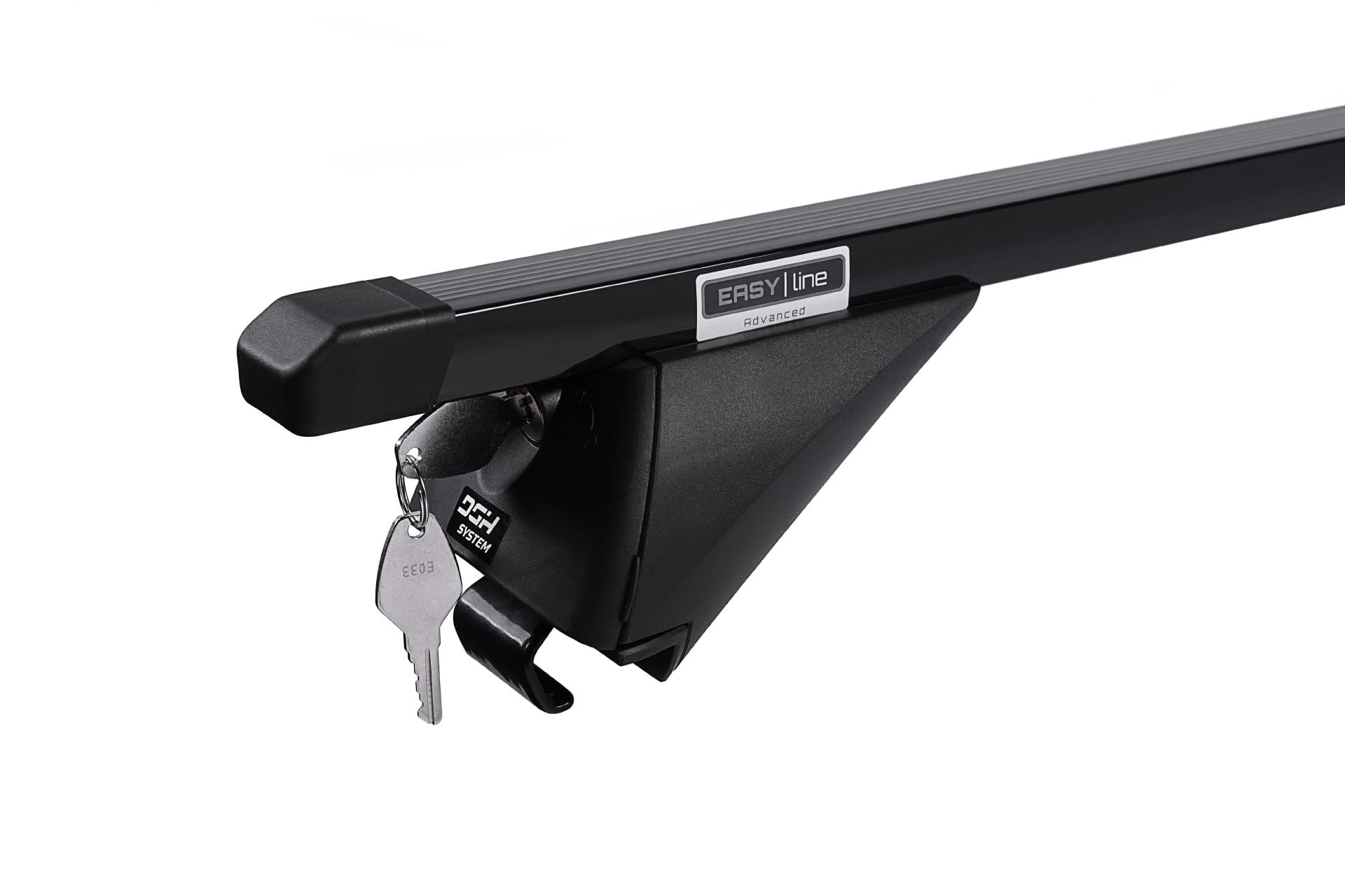 Barres de Toit Easy Line Advanced 120 cm Compatible avec Peugeot 308 SW Break 2014-2021 avec Barres longitudinales fermées, verrouillable, 90 kg