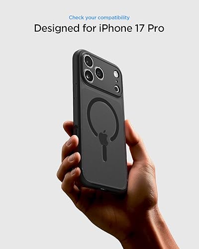 Vista 104 de Spigen Funda para iPhone 15 Pro, ultra híbrida MagFit [antiamarilleo] [compatible con Magsafe] - Fibra de carbono