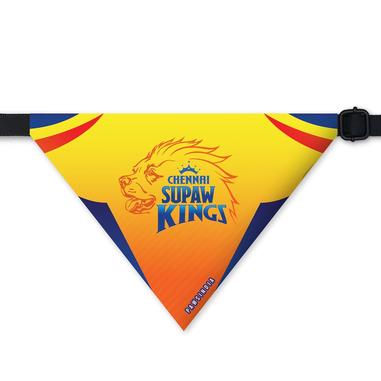 PawsIndia Dog Bandana with Collar Small Medium Large Dogs & Cats 100% Adjustable with Buckle Stretchable Fabric Chennai Supaw Canines (B0CXMD895B) Amazon Price History, Amazon Price Tracker