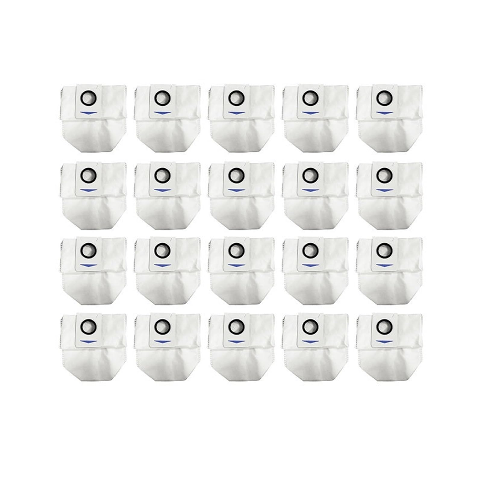 OUNCU Assembly Dust Bags,Compatible For Ecovacs Deebot X1 / X1 OMNI / T10 OMNI / T20 OMNI / X1S / T20 PRO Vacuum Cleaner Parts(20 Pcs)