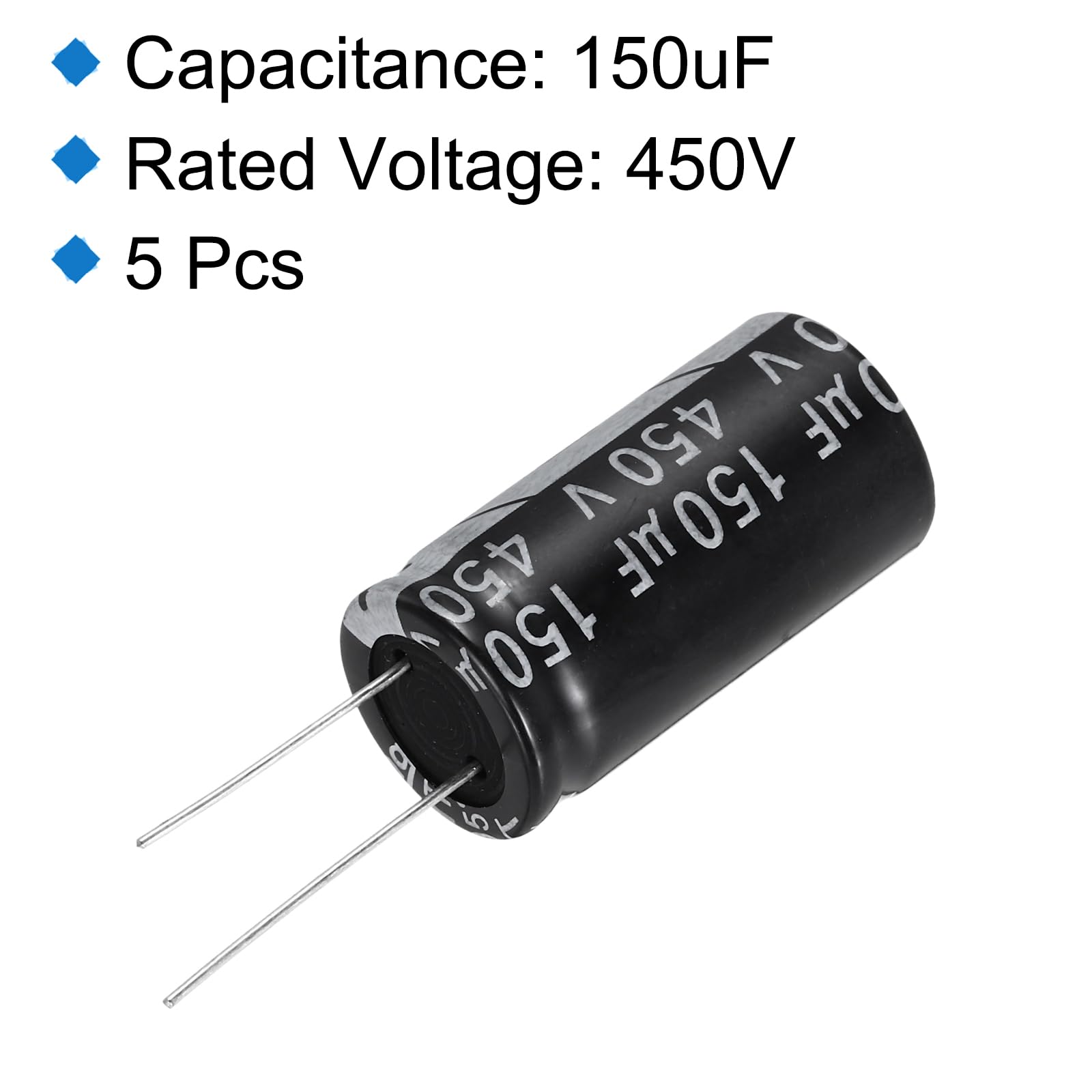 QUARKZMAN 24 Condensatori Elettrolitici 330uF 35V – Alta Corrente Di Ripple E Bassa Impedenza Per Fai-da-te E Riparazioni - 4