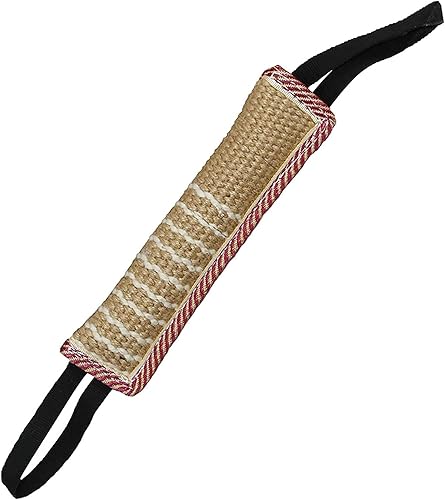 Miniatura 7 de Almohada de entrenamiento para perros, juguete de mordida de yute, juguete duradero para mordeduras de perro, equipo de entrenamiento para cachorros