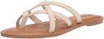 Amazon Essentials womens Strappy Slide Flat Sandal Sandal