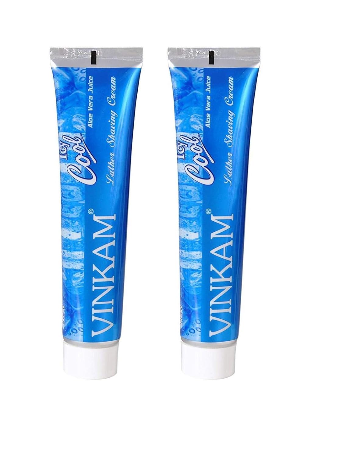 VINKAM Icy cool lather shaving cream 120g each (pack of 2) Amazon.in