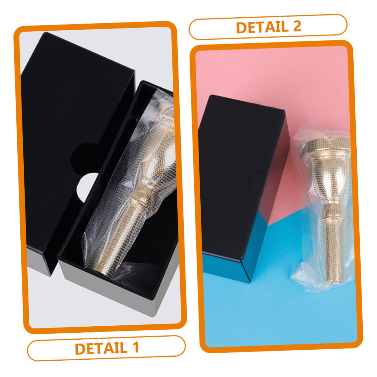 PartyKindom Bocchino per Musicisti in Ottone 14mm di Colore Oro Stabilità e Facile da Rimuovere per Tuba per Musicisti Professionisti e Principianti Professionisti e Principianti