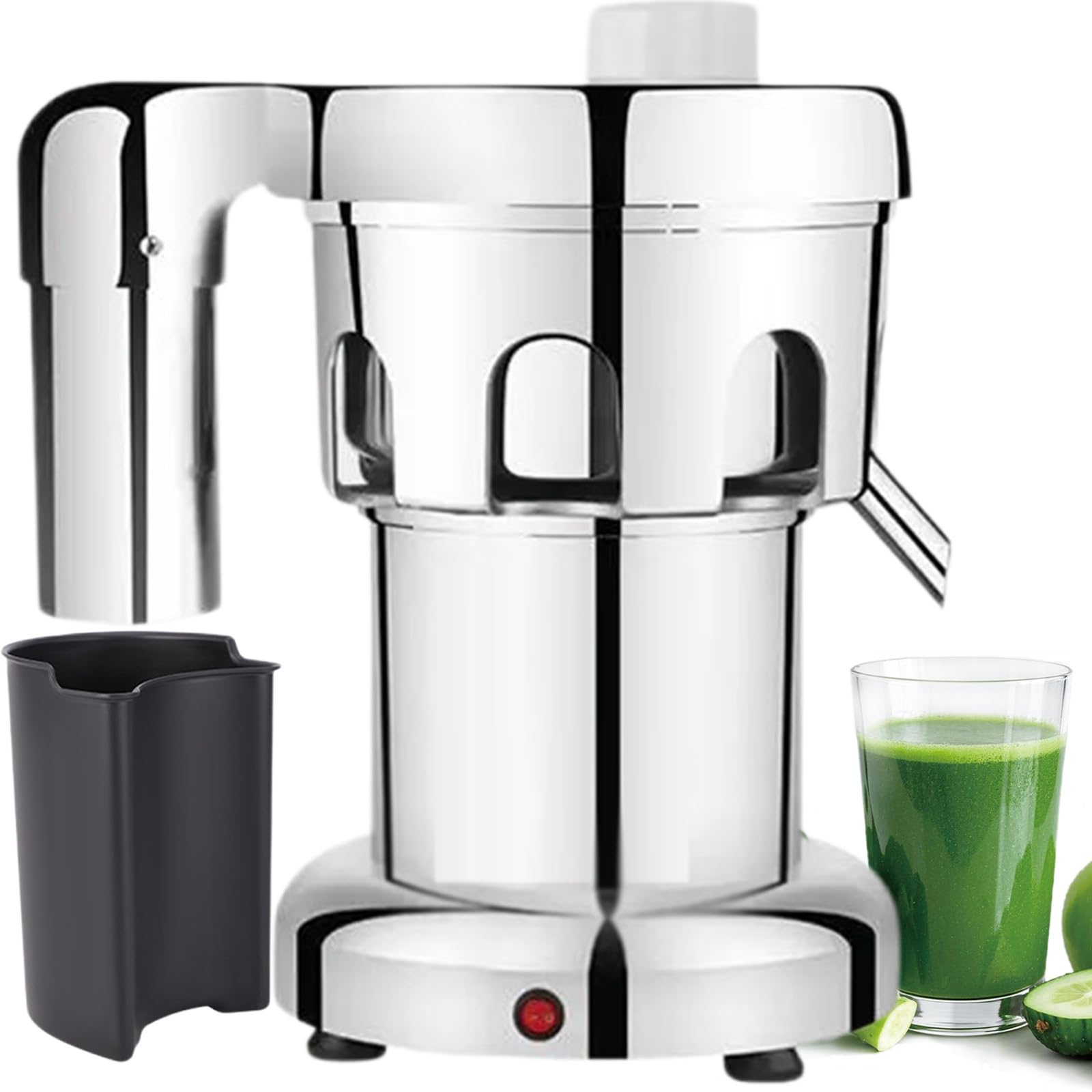 Sjyclaviger Juicer Extractor Fruit and Vegetable Juice Maker Squeezer, Commercial Juice Extractor, 2800r/Min, 80-100kg/Hr Juice Amount, for Families, Restaurants, Cafes B-3