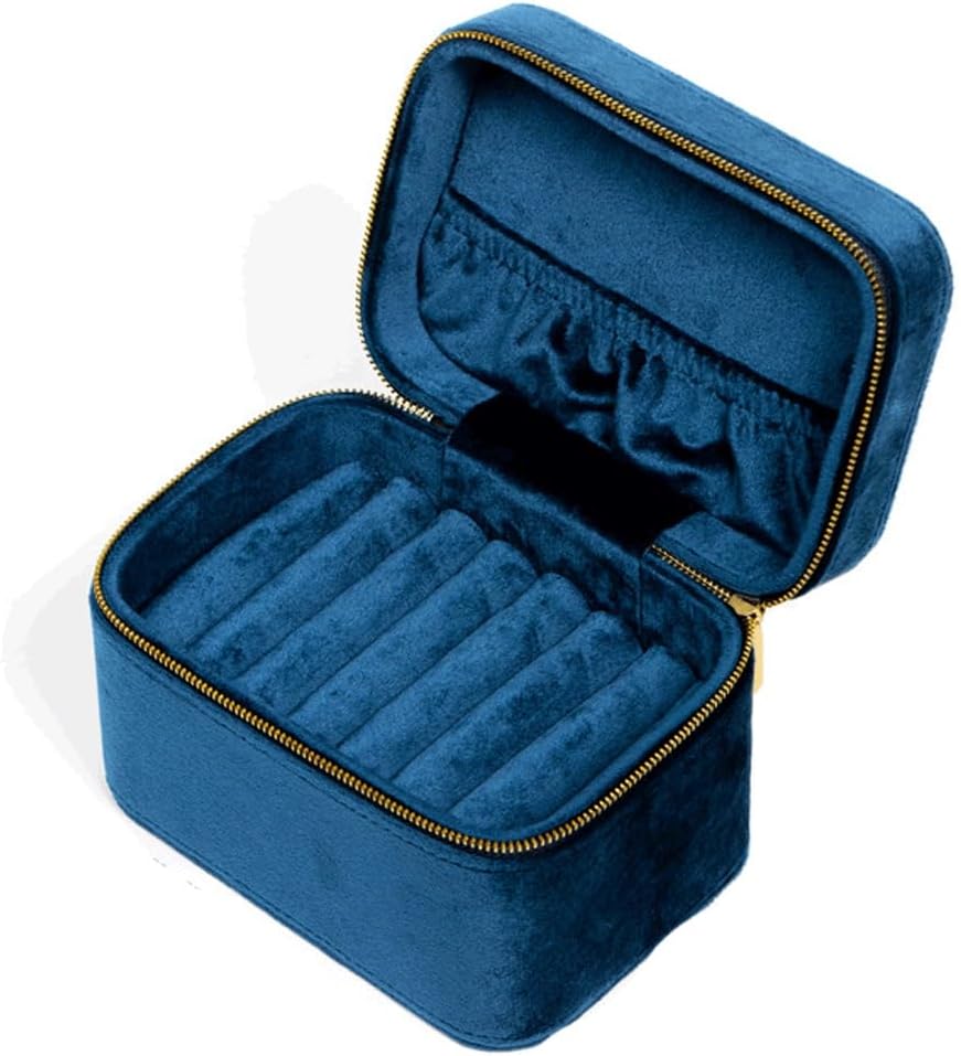Jewelry Box Multi-layer Earrings Storage Box Necklace Bracelet Jewelry Box(Black)