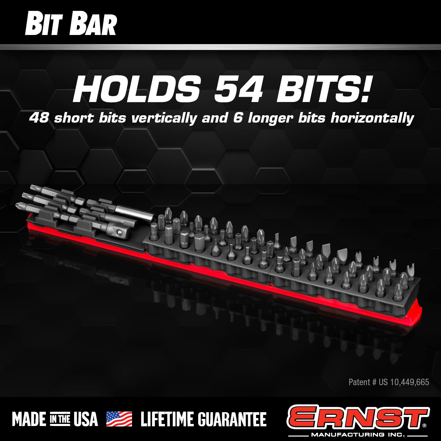Ernst Bit Bar - Magnetic Tool Organizer -2 Ernst Bit Bar - Magnetic Tool Organizer -2