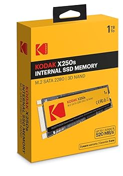 KODAK Internal SSD 1TB 2.5インチ SATA III Amazon.com: KODAK SSD M2 SATA X250 Solid State Drive - 1TB