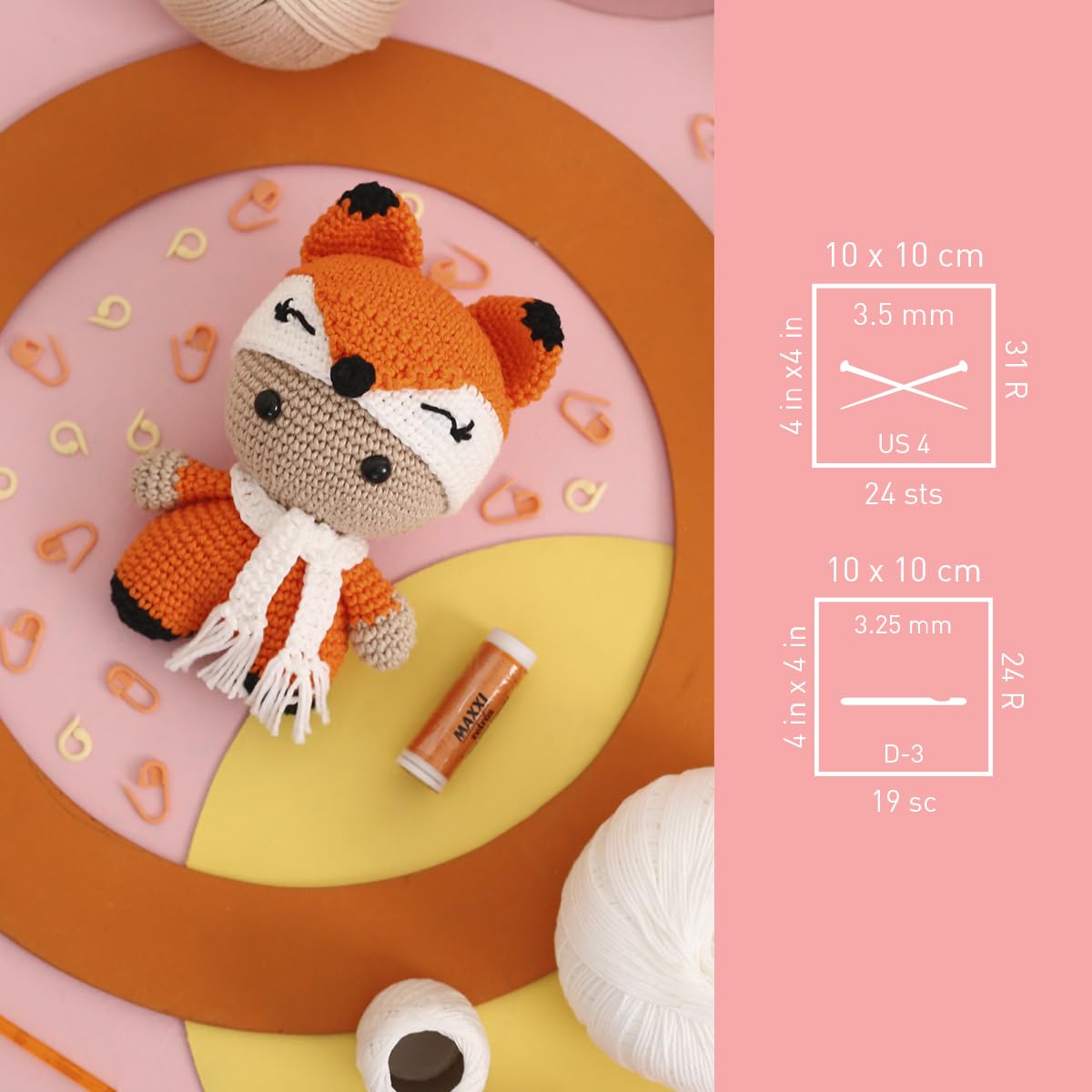 Circulo Przędza Amigurumi, 100% merceryzowana brazylijska za bawełna - przędza bawełniana do szydełkowania i robienia na drutach, miękka przędza, czerwona przędza artystyczna - przędza