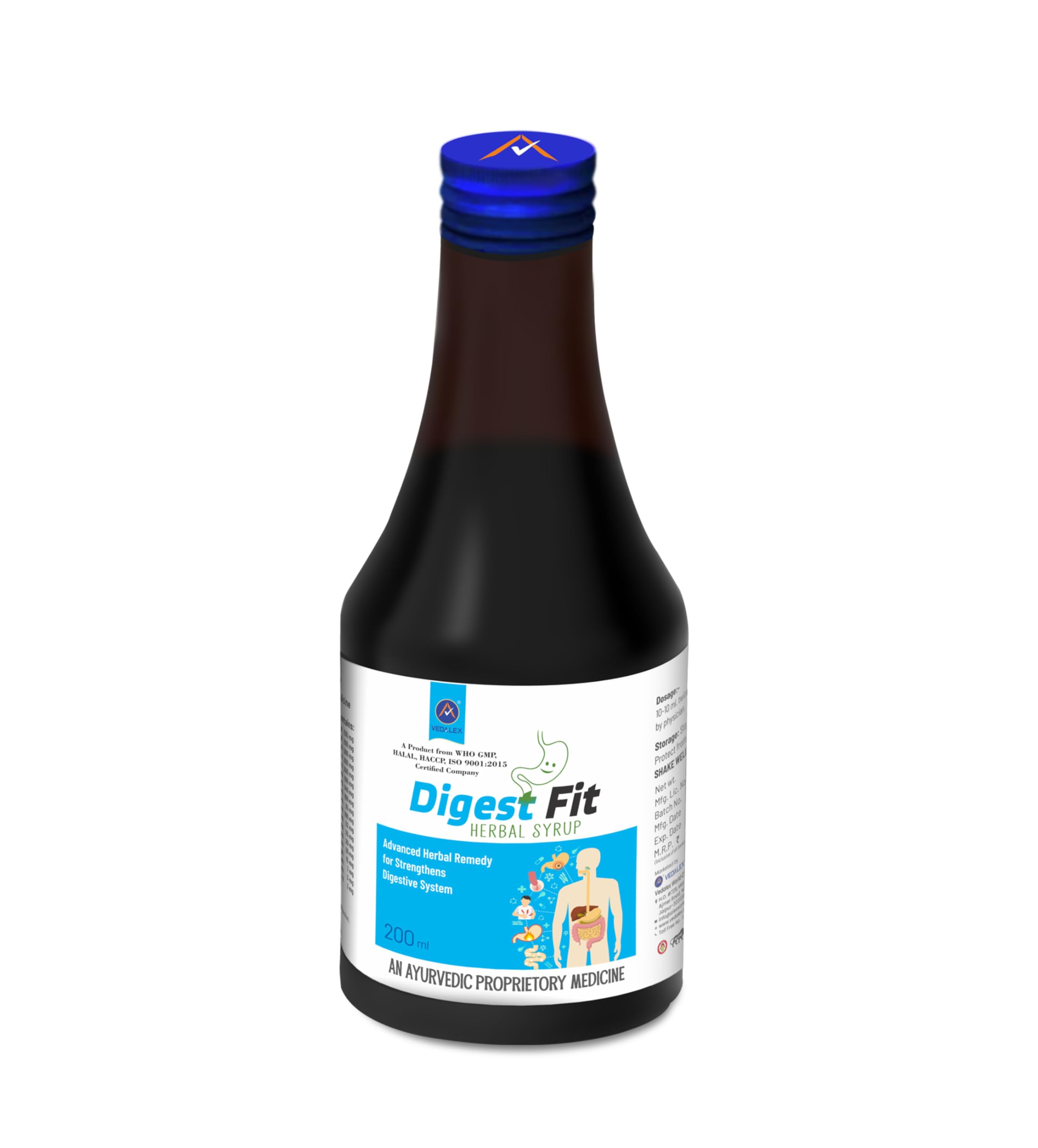 Buy SB HERBAL Digest Fit Herbal Syrup Ayu 200ML Online at Low Prices in ...