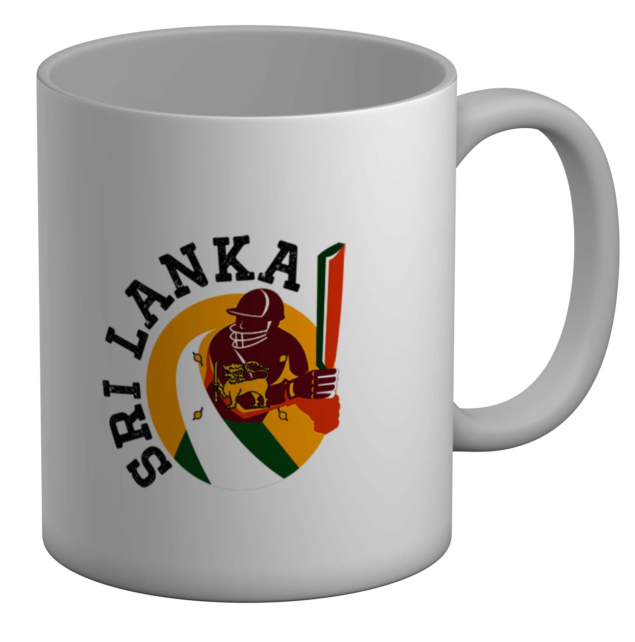 Shopagift Cricket Sri Lanka Sports White 11oz Large Mug Gift Cup