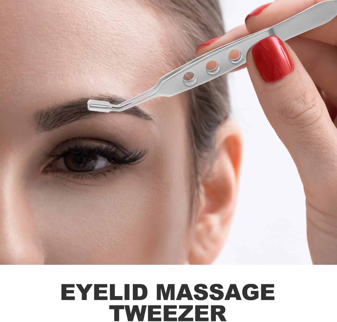 Meibomian Gland Massage Forceps Meibomian Expressor Eyelid Massage Tool Eyelid Forceps Meibomian Gland Expressor Meibomian Gland Forcep Stainless Steel Eyelid Massage Tweezers