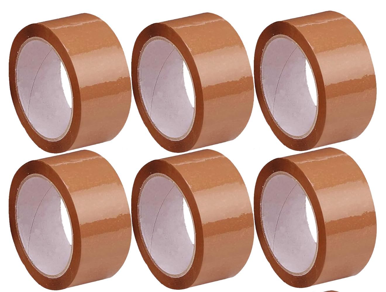 NEXUSTAPE Self-Adhesive High-Strength BOPP Packing Cello Tape - 2" Inch Width Wide x 65 m Long (2 inchX 65m), Strong Heavy-Duty Industrial Shipping Packaging Tape Brown (Pack of 6) (B0CQNRMGQX) Amazon Price History, Amazon Price Tracker