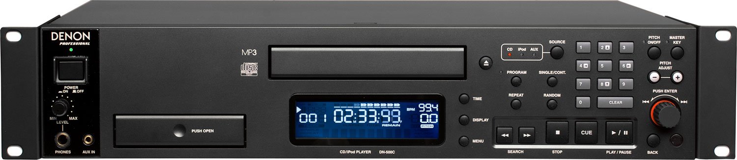 Amazon.co.jp: DENON DN-500C CDプレーヤー 業務用2U ブラック : 家電 