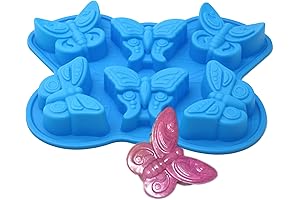 X-Haibei Spring Silicone Butterfly Soap Molds