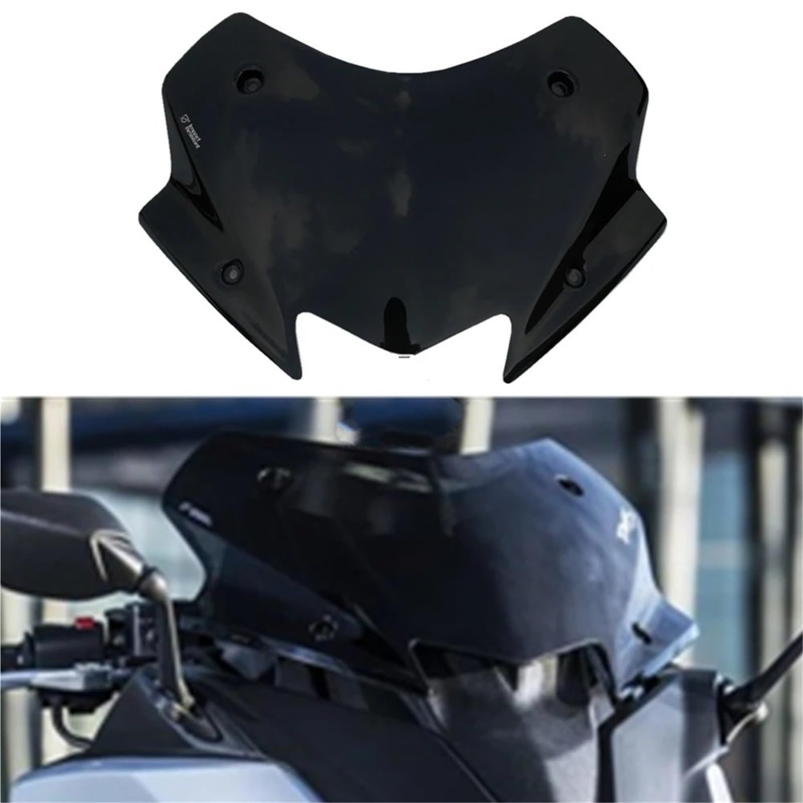 Parabrezza Moto Spoiler Adatto per T-MAX 530 TMAX530 DX SX Parabrezza Visiera Adatto 2017 2018 2019 Deflettore del vento Moto