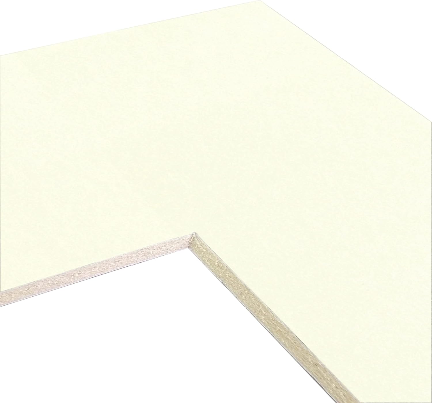 Craig Frames B504 Pre-Cut Mat Board for 20x20 Print, 24x24, Buff White