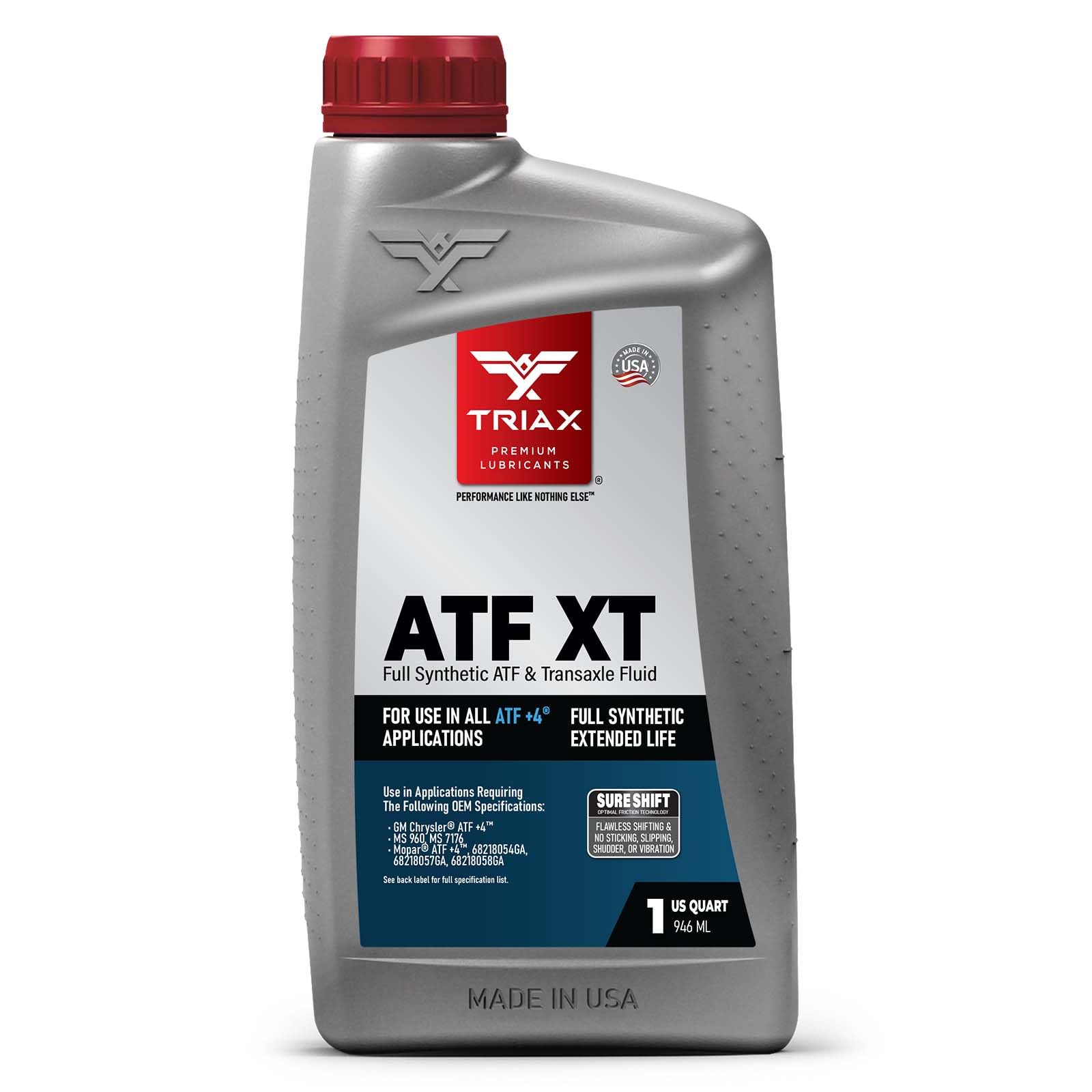TRIAX ATF XT ATF+4 Fluido Transmisión Automática Sintético - Para Chrysler Jeep Dodge RAM Fiat MS 9602 (0,946 L (1 cuarto)) - 1