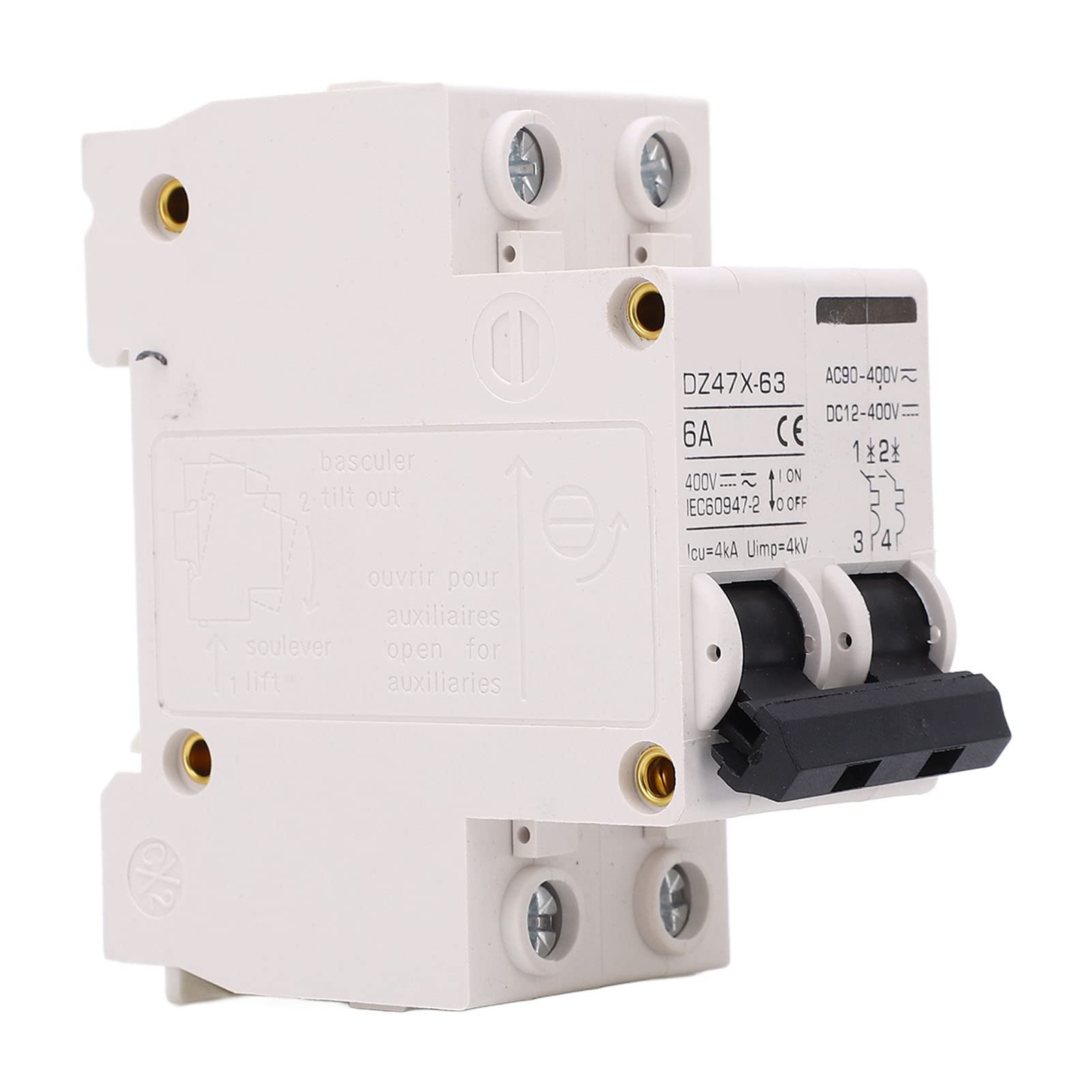 Disjoncteur Miniature Ca Cc 2P 6A 400V