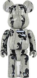 Bearbricks 400% Violent Bear Building Blocks Bear Balloon Girl Tide Play Figurine Model Handmade Collectible Toy Gift Fashion Ornament Sculpture Statue 28CM (11In) (Color : A)