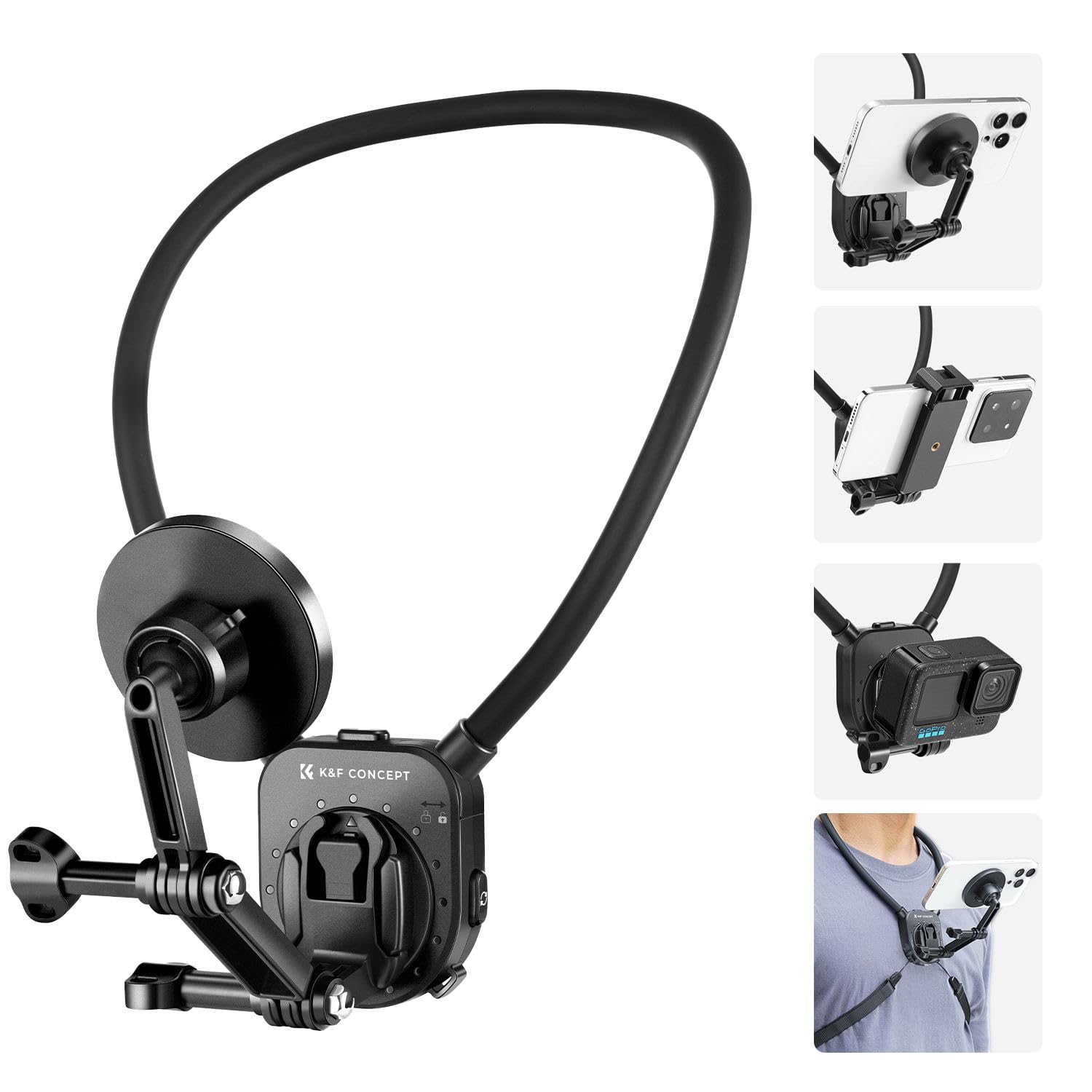 holder magnetico per dji osmo 360 action cam e phone