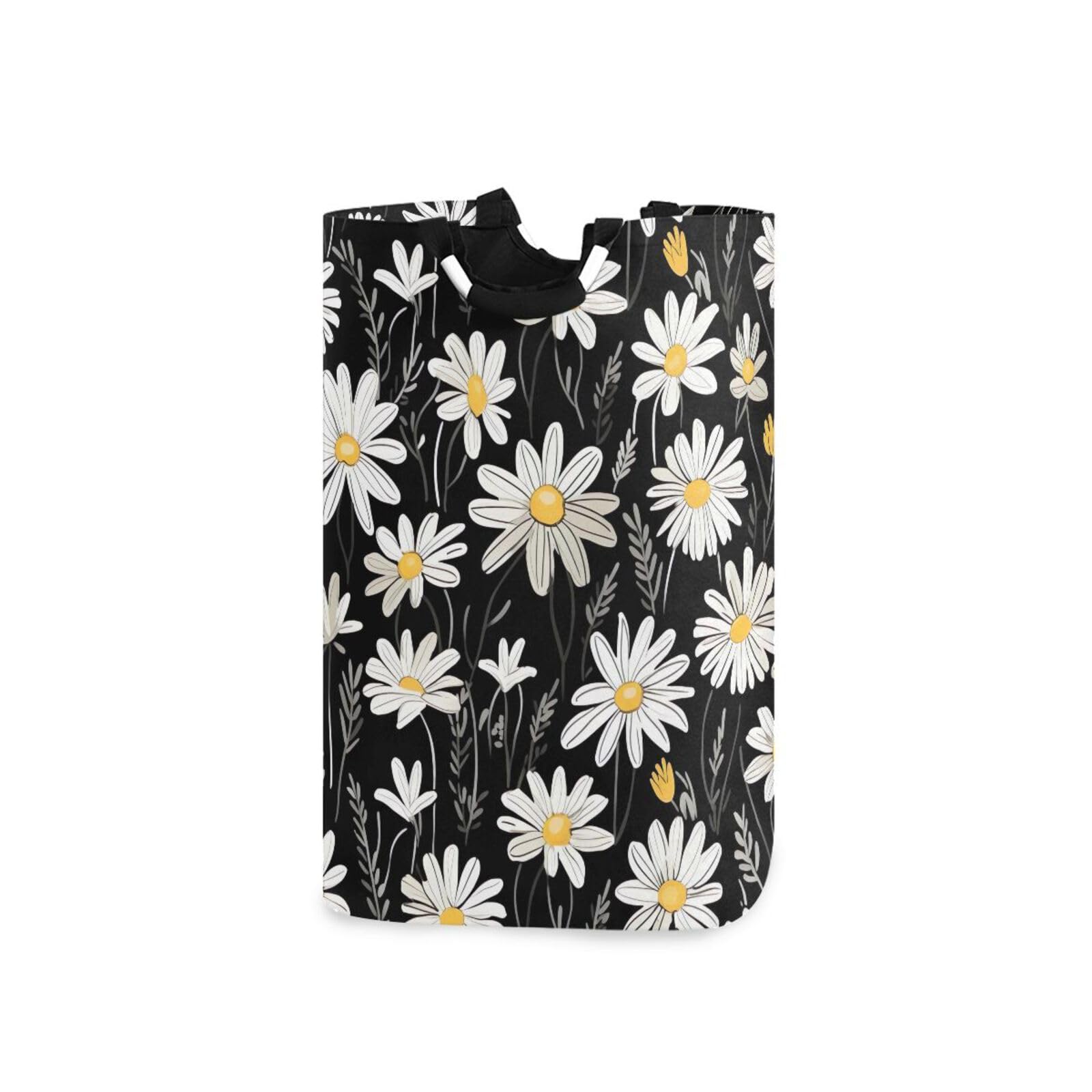 Jihqo Laundry Hamper Basket St Patrick's Clover Pattern Collapsible Nursery Storage Bin Waterproof Clothing Baskets for Home Bedroom Bathroom Washing Room