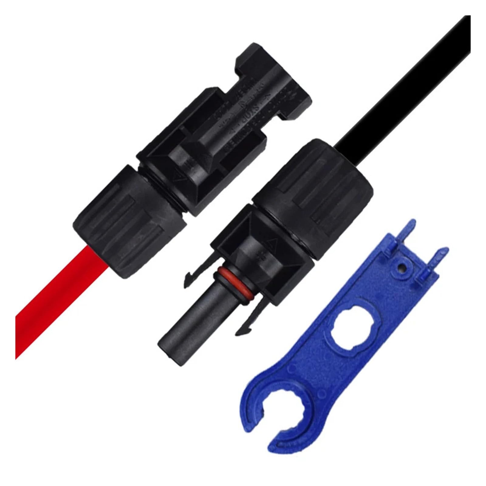 solar stecker 200/100/40/20/10/5 Pcs DC Solar Stecker 1000V30A Panel Stecker IP67 Anschlüsse Kit for PV/MC Kabel 2.5/4/6mm2(20pcs-10pairs)