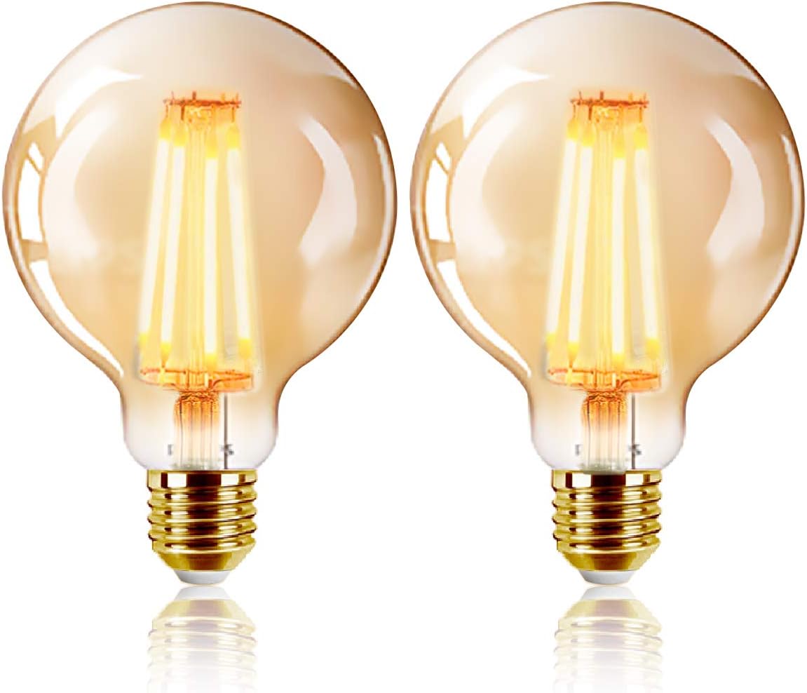 6 Lampadine LED Edison Vintage - Luce Bianca Calda, E27, 4W - Stile Retrò Per Hotel, Bar, Casa - Risparmio Energetico - Foto 3