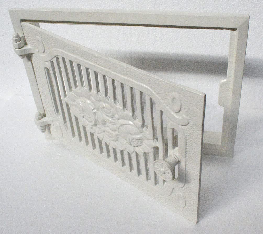 Ofen Tür Türe Ofentür Ofentüre Kamin Kachelofen Lüftungsgitter Kamintüre Jugendstil Top SG1-W
