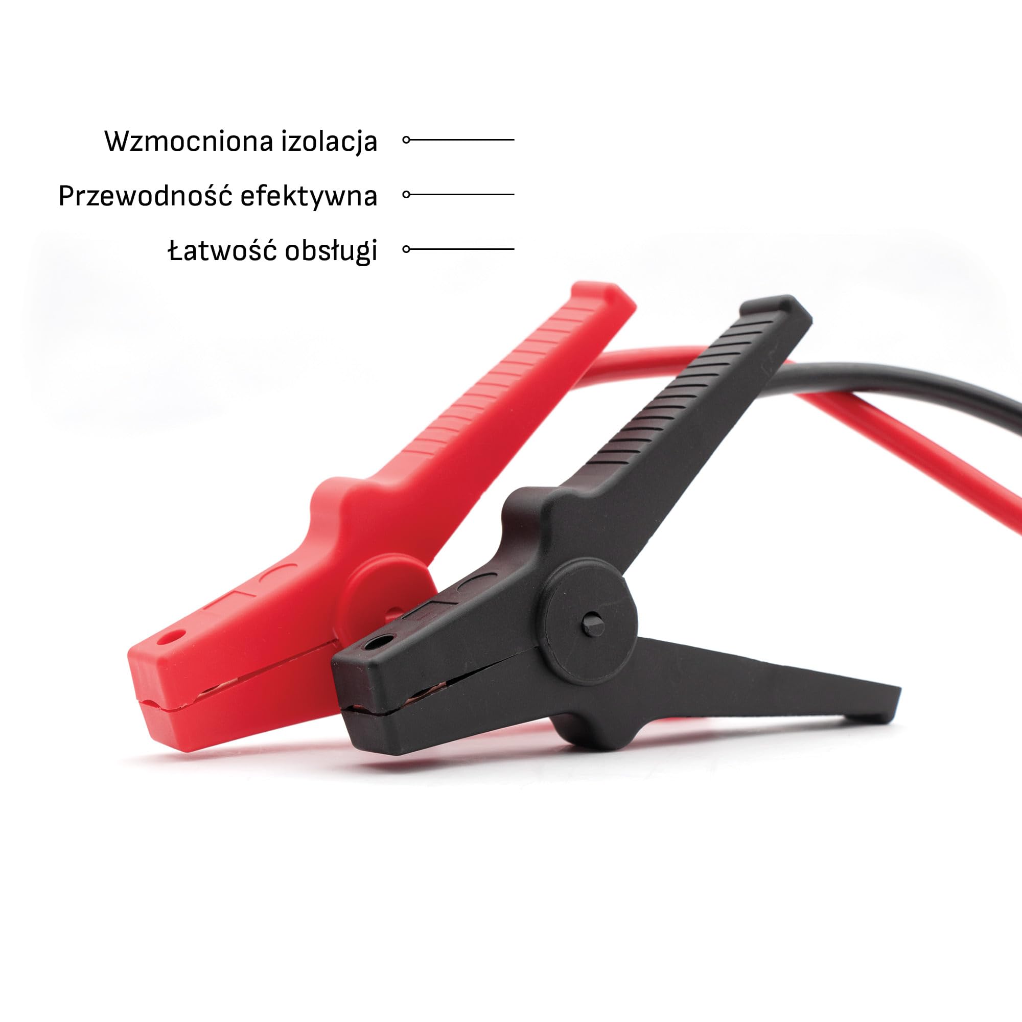 Schumacher Electric - Kable rozruchowe 3m, 16mm2 - Akumulator 6V/12V/24V - Do samochodu, furgonetki, kampera - Izolowane zaciski, torba nylonowa - Certyfikat GS/TUV