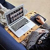 mikamax - Lapzer - Escritorio para portátil - Grande - Agujeros de ventilación