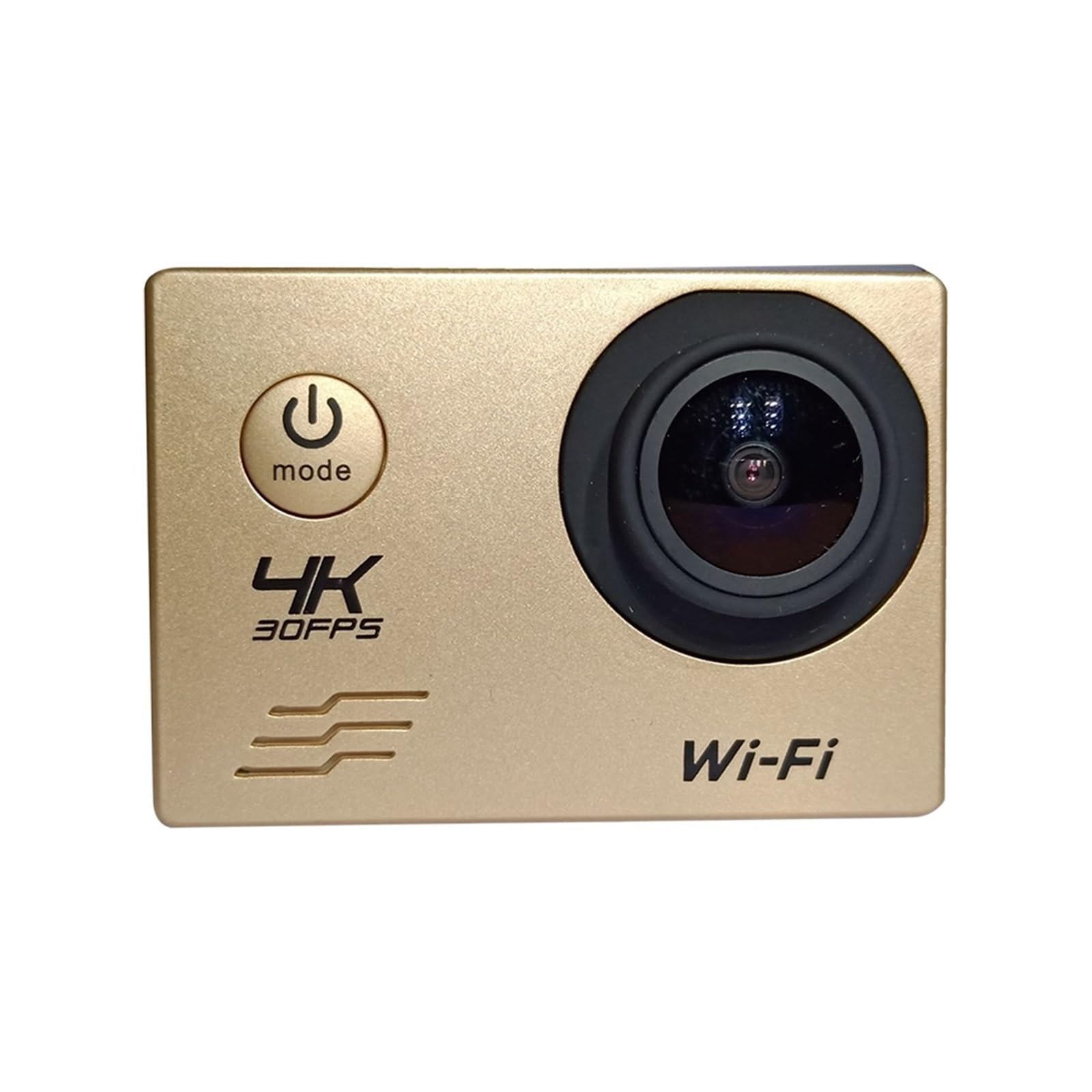 Caméra d'action 4k sans Fil Full HD Étanche D'enregistrement Vidéo sous-Marine De Sport Plongée À L'épreuve des Secousses Capturez Les DéTails avec Netteté(Gold)