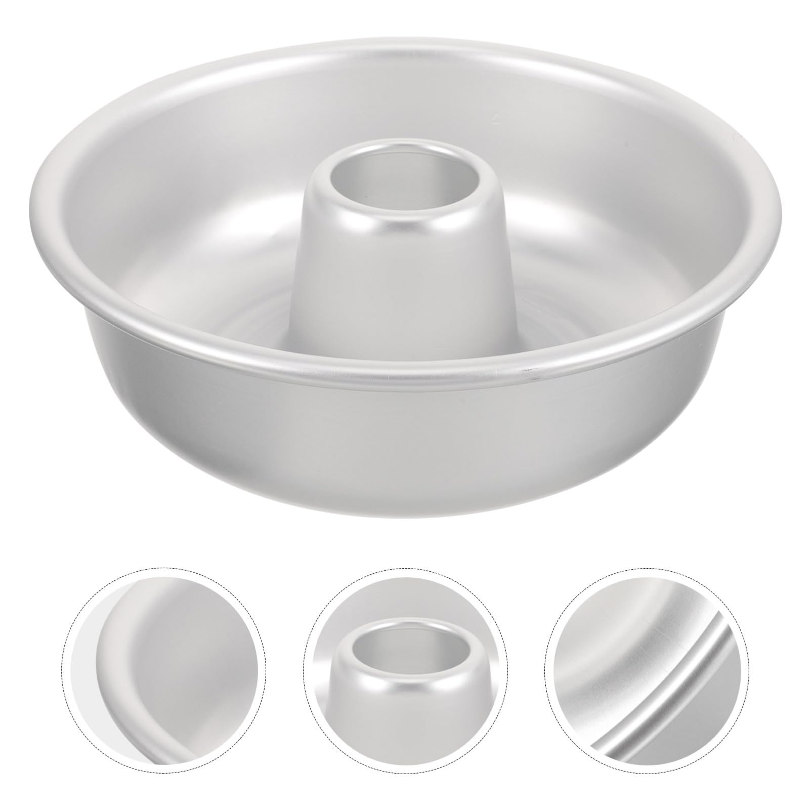Moule à Donut en Alliage D’aluminium Argenté Antiadhésif