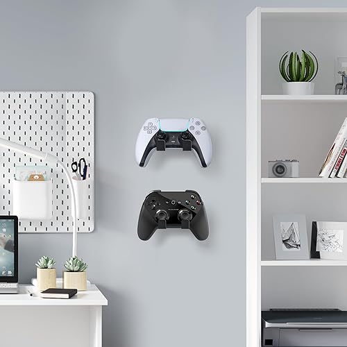 Miniatura 3 de Universal Game Controller Stand Wall Mount Holder, Plastic Hanger for Gaming Headset, Suit for PC Xbox Switch PS5 Controller Headphone Accessories