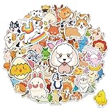 Kolmi 100PC Cute Animal Stickers for Kids, Animal Large Stickers for Kids Waterproof Dishwasher Safe Stickers Packs Vinyl Assorted Sticker Bulk for Girls, Boys, Teens