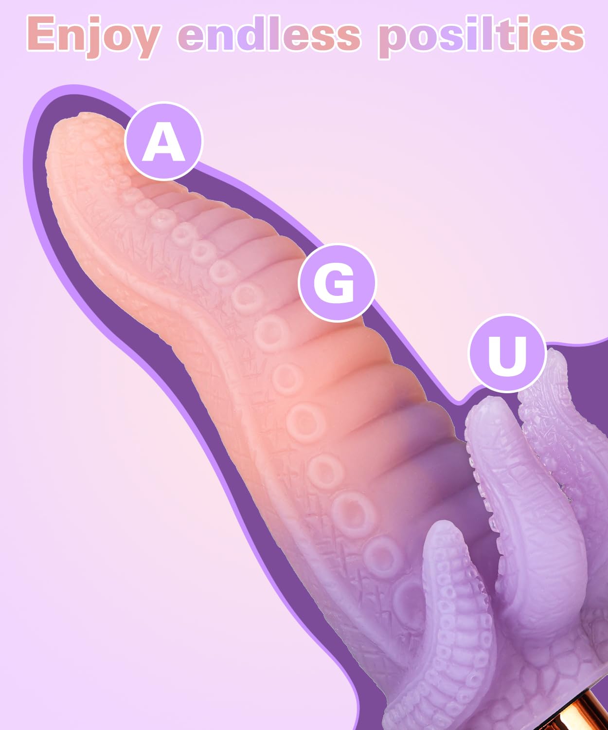 Tentacle Vibrator for Men Women - Mini Monster Vibrator with 10 Vibration Modes Body-Safe Flexible Silicone Bullet Clitoral Vibrators Stimulator G-spot Dildos Adult Sex Toys for Male Female Couple: Style1