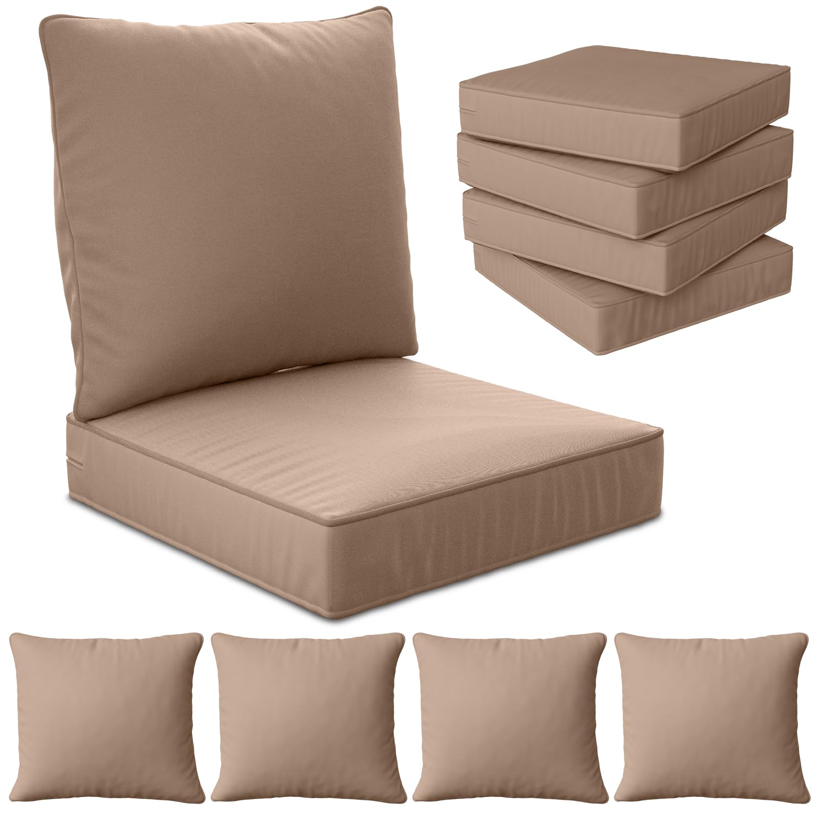 Photo 1 of *Partial Set*Suionryorid 24" Deep Seat Cushions Set - 4 Pack