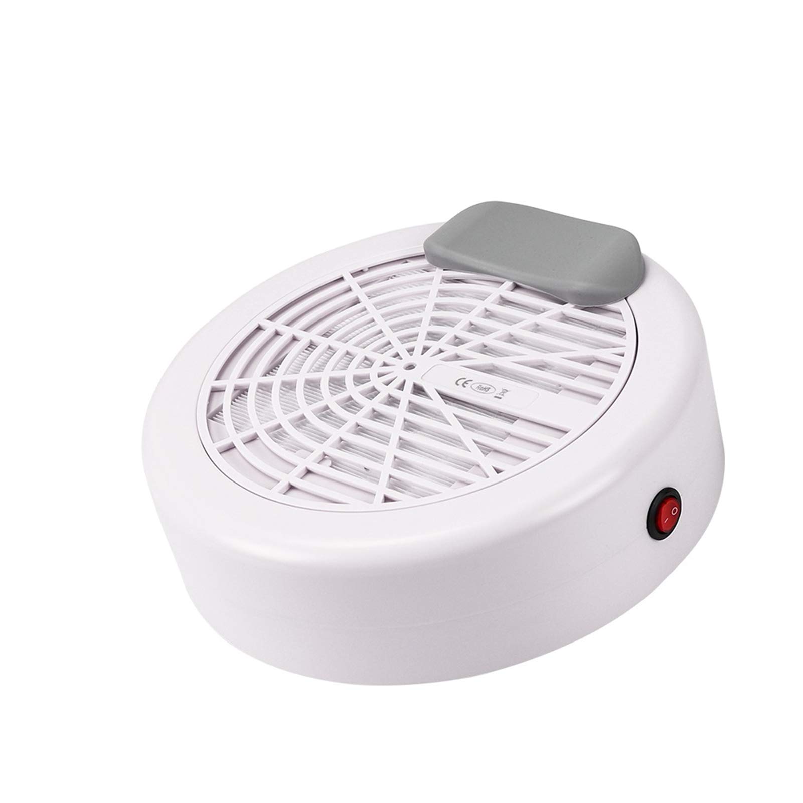 Aspirapolvere per unghie potente da 40 W, aspiratore per unghie con cuscino per le mani, strumento professionale per l'estrazione della polvere per unghie artistiche per la rimozione del gel acrilic