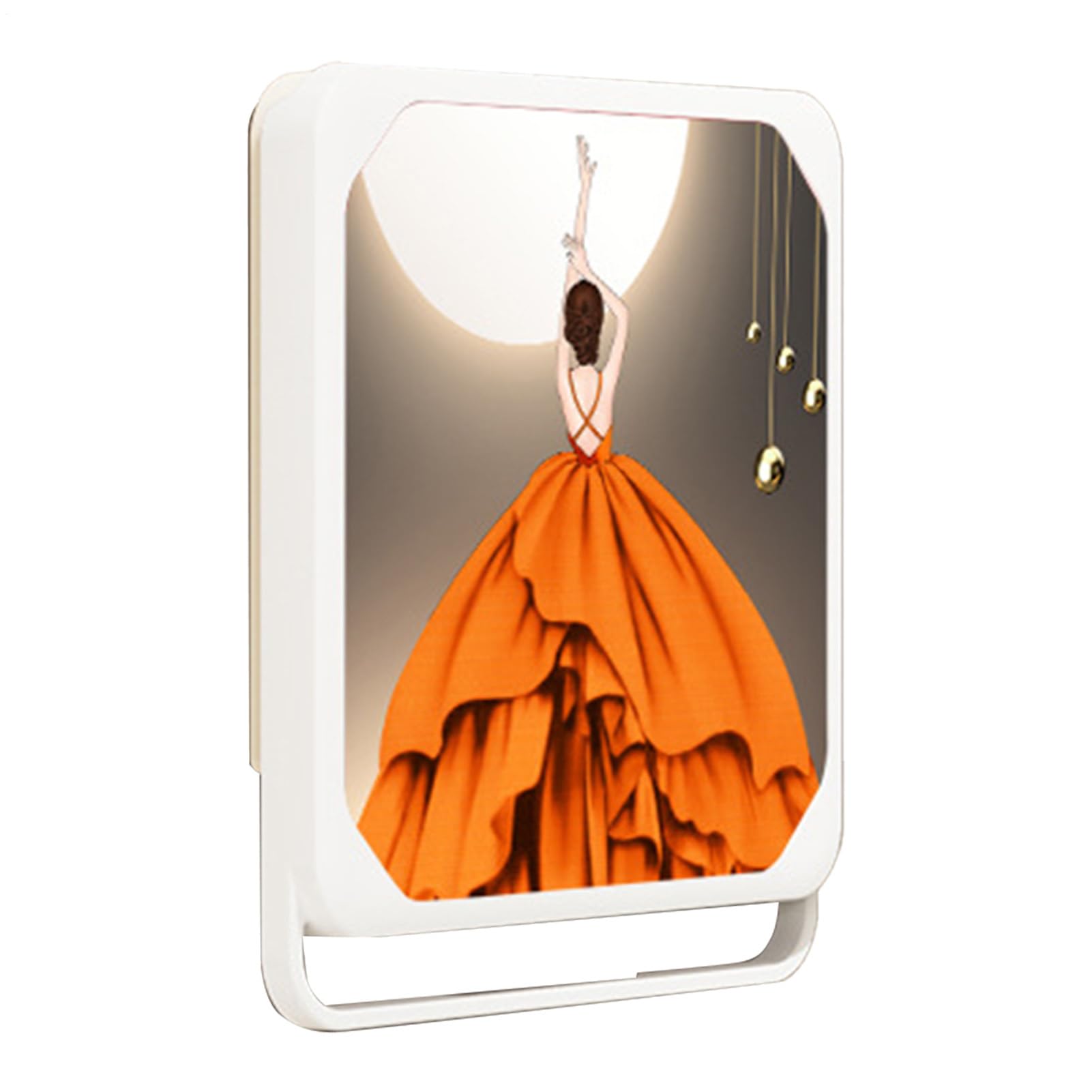 Organizador de ropa de pared plegable para baño de 42x38 cm