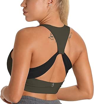 icyzone Workout Sports Bras for Women - Fitness Athletic Exercise