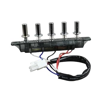 Range Hood Key Board With 5 Pushbutton Switch - Piano Type Attachments Control Board