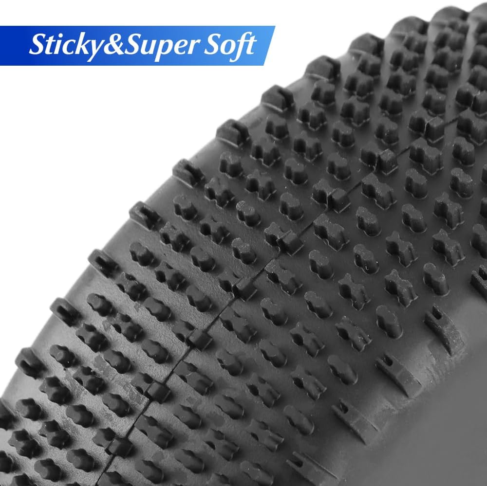 GLOBACT RC 1.9" Tires 118 * 42mm Anti-Skid Tires for SCX10 TRX4 1/10 RC Crawler Car Upgrade Parts
