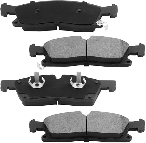 Miniatura 2 de ALADICHE Juego de pastillas de freno 8 piezas compatibles con Dodge Durango 2011-2018, Jeep Grand Cherokee 2011-2019