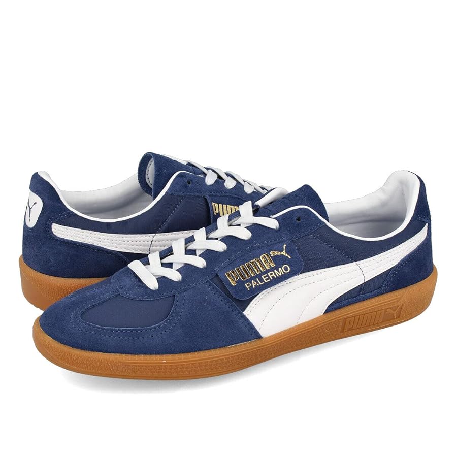 PUMA PALERMO ホワイト/ネイビー スニーカー Amazon | [プーマ] PALERMO OG NEW NAVY/WHITE メンズ