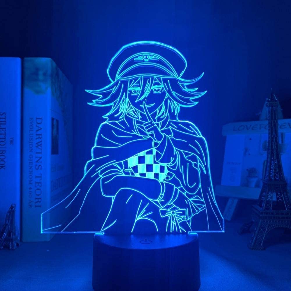 3D Anime Lamp Illusion Danganronpa Led Night Light Kokichi Grandma for Home Decoration Child Gift Danganronpa Table Kokichi Ouma 7 Colors