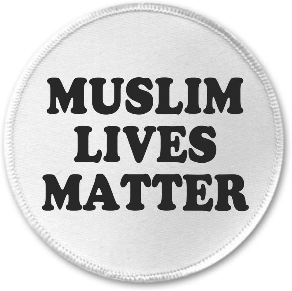 Muslim Lives Matter 3" Sew On Patch