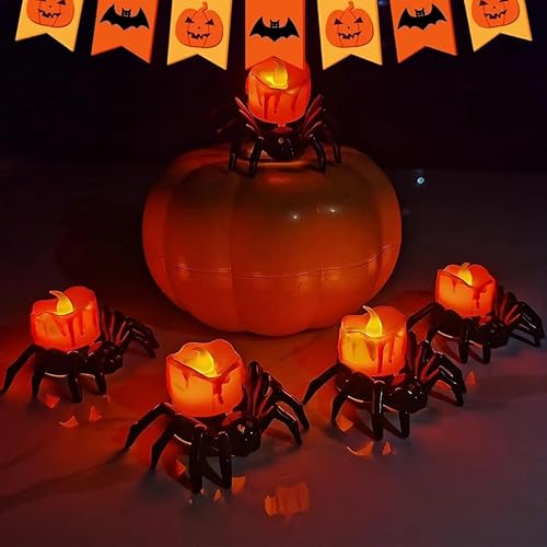 Miniatura 3 de Molde de resina 3D portavelas de araña, molde de Halloween, lindo animal de silicona UV, molde de fundición de resina epoxi para soportes de