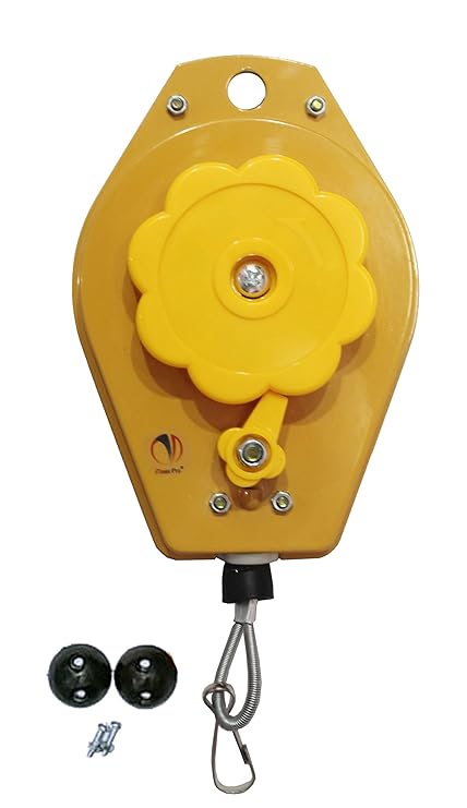 Mass Pro Spring Balancer Scale Screwdriver Hanging Tool Torque Wrench Hanger Steel Wire Rope Assembly-line Retractable (1.5 ~ 3 Kg)