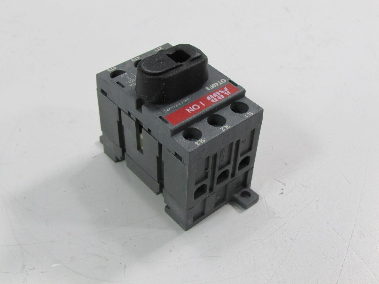 ABB OT40F3 Disconnector Switch in ON position
